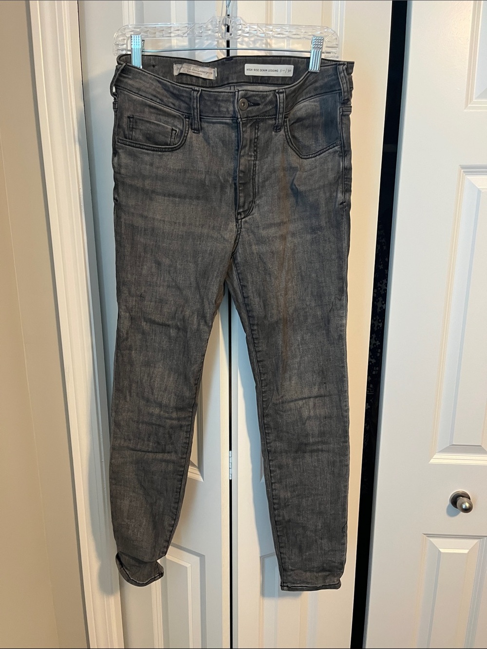 Anthropologie pilcro grey jeans